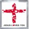Jesus Loves You - Small Coaster