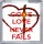 God's Love Never Fails - Small Coaster