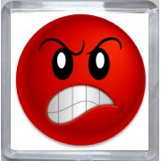 Angry Smiley - Small Coaster