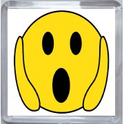 Scream Smiley - Small Coaster