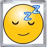 Sleepy Smiley - Small Coaster