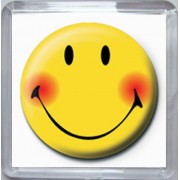 Blushing Smiley - Small Coaster