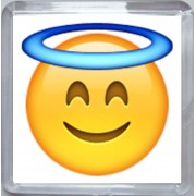 Halo Smiley - Small Coaster