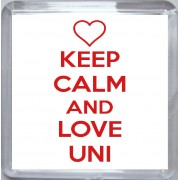 Keep Calm and Love Uni - Small Coaster