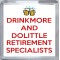 Drinkmore and Dolittle Retirement Specialists - Small Coaster