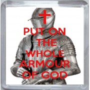Put on the Whole Armour of God - Small Coaster