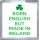 Born English but Made in Ireland - Small Coaster