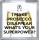 I make Prosecco Disappear What's Your Superpower? - Small Coaster