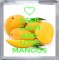 Keep Calm and Love Mangos - Small Coaster