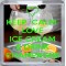 Keep Calm Love Ice Cream & Drink Champagne - Small Coaster