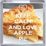 Keep Calm and Love Apple Pie - Small Coaster