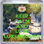 Keep Calm and Love Luxembourg - Small Coaster