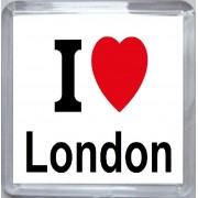 I Love (heart) London - Small Coaster