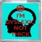 I'm Dyslexic Not Thick - Small Coaster