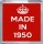 Made in 1950 - Small Coaster