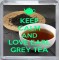Keep Calm and Love Earl Grey Tea - Small Coaster