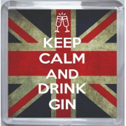 Keep Calm and Drink Gin - Small Coaster