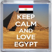 Keep Calm and Love Egypt - Small Coaster