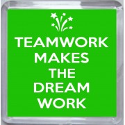 Teamwork Makes the Dream Work - Small Coaster