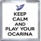 Keep Calm and Play your Ocarina - Small Coaster