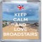 Keep Calm and Love Broadstairs - Small Coaster