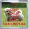 Keep Calm and Love a Cottonpoo - Small Coaster
