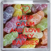Keep Calm and Love Jelly Babies - Small Coaster
