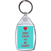Keep Calm and Be Happy - Keyring