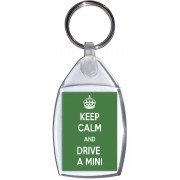Keep Calm and Drive a Mini - Keyring