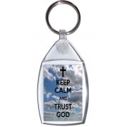 Keep Calm and Trust God - Keyring