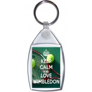 Keep Calm and Love Wimbledon - Keyring