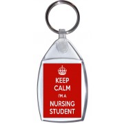 Keep Calm I'm a Nursing Student - Keyring