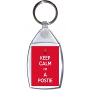 Keep Calm I'm a Postie - Keyring