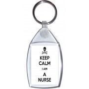Keep Calm I am a Nurse - Keyring