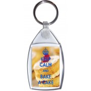 Keep Calm and Bake a Cake - Keyring