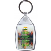 Keep Calm and Love India - Keyring