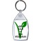 Keep Calm and be a Vegetarian - Keyring