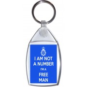 I am Not a number I'm a Free Man - Keyring