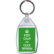Keep Calm and Click Refresh - Keyring