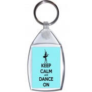 Keep Calm and Dance On - Keyring