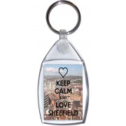 Keep Calm and Love Sheffield - Keyring