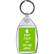 Keep Calm and Eat a Apple - Keyring