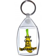 Keep Calm and Eat Bananas - Keyring