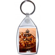 Keep Calm and Eat Beanz - Keyring