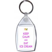 Keep Calm and Eat Ice Cream - Keyring