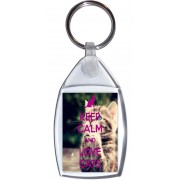 Keep Calm and Love Cats - Keyring