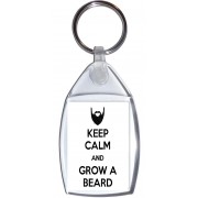 Keep Calm and Grow a Beard - Keyring