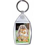 Keep Calm and Love Your Rabbit - Keyring