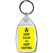 Keep Calm and Keep Farting - Keyring