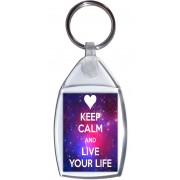Keep Calm and Live Your Life - Keyring